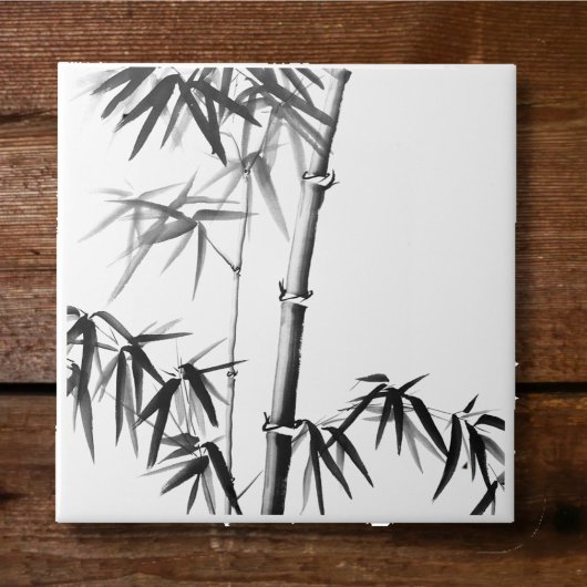 竹 – 中国のスタイル – 枠なし タイル