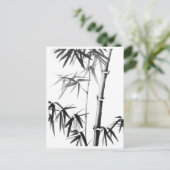 竹 – 中国のスタイル – 枠なし ポストカード (スタンド正面)