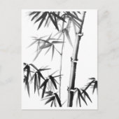 竹 – 中国のスタイル – 枠なし ポストカード (正面)