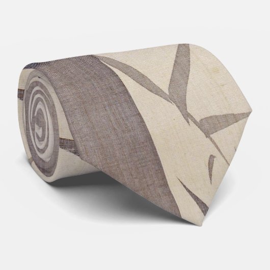 竹,其一竹，キイツ，日本美術 ネクタイ (ロール)