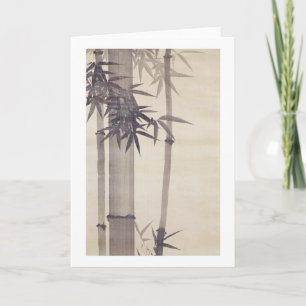 竹, 其一 Bamboo, Kiitsu, Japan Art カード