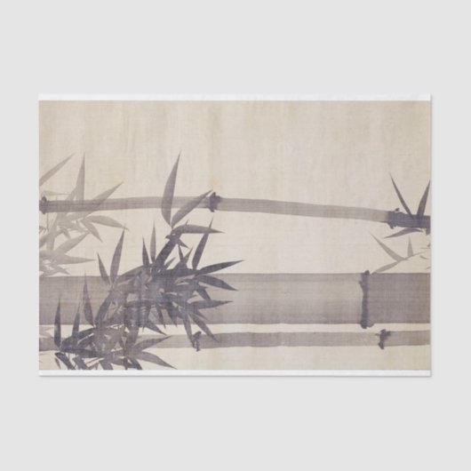 竹, 其一 Bamboo, Kiitsu, Japanese Art 薄葉紙 (正面)