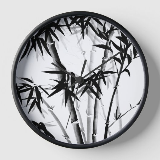 竹 壁時計 (正面)