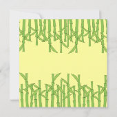 『竹』 招待状 (裏面)