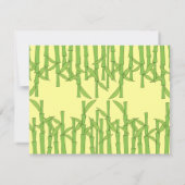 『竹』 招待状 (裏面)