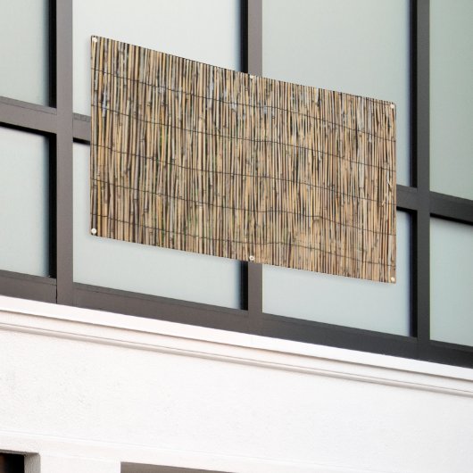 竹 横断幕 (ビルの外側)