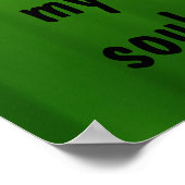 竹 – 沈黙は私の魂を癒す ポスター (角)