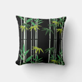 竹（黒） クッション (正面)