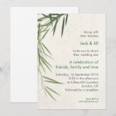 竹 ５×７ 招待状 (正面/裏面)