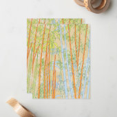 竹 2 ノートカード (正面/裏面インサイチュ)