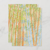 竹 2 ノートカード (正面/裏面)