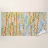 竹 2 ビーチタオル (正面)