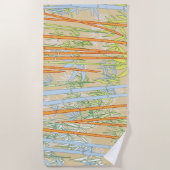 竹 2 ビーチタオル (正面)