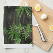 竹…Fao Rai, Nong Khai, Isaan, Thailand キッチンタオル (四つ折り)