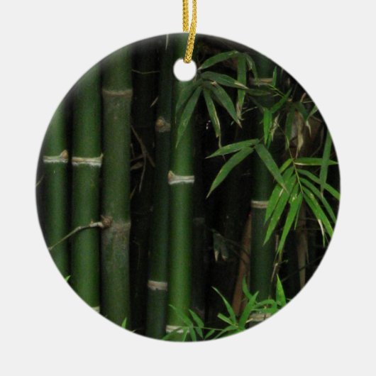 竹…Fao Rai, Nong Khai, Isaan, Thailand セラミックオーナメント (正面)