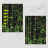 竹…Fao Rai, Nong Khai, Isaan, Thailand 名刺 (正面/裏面)