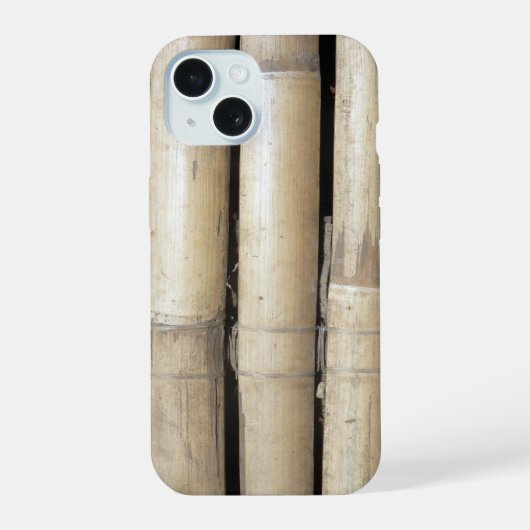 竹 iPhone 15ケース (裏面)