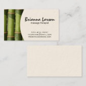 竹II （クリーム） 名刺 (正面/裏面)