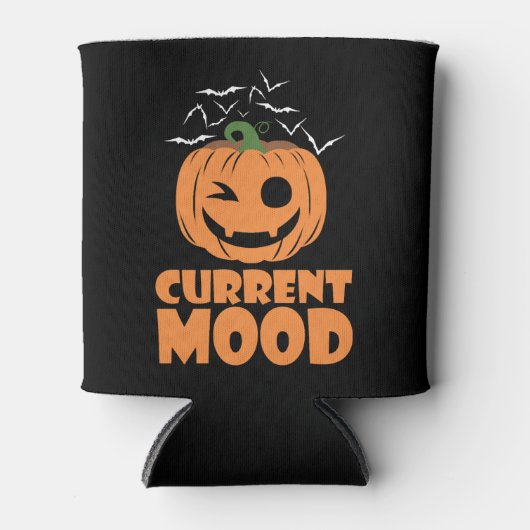 笑いおもしろいかぼちゃのハロウィーン 缶クーラー (正面)