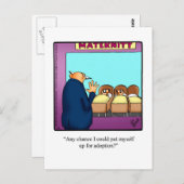 笑いおもしろいのはがき ポストカード (正面/裏面)