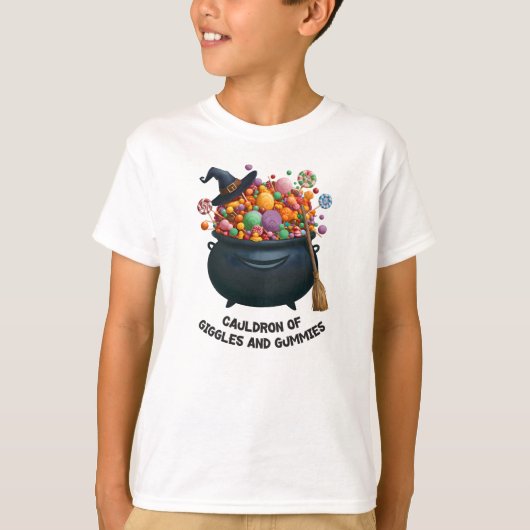 笑いとグミの大鍋 Tシャツ (正面)