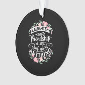 笑いと友情 オーナメント (正面)