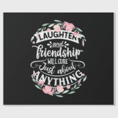 笑いと友情 ラッピングペーパー (フラット)