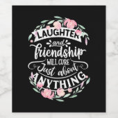 笑いと友情 ワインラベル (シングルラベル)