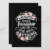 笑いと友情 招待状 (正面/裏面)