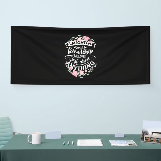 笑いと友情 横断幕 (トレードショー)