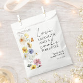 笑いと後のクッキーが大好き | 結婚s フェイバーバッグ (クリップ留めされた状態)