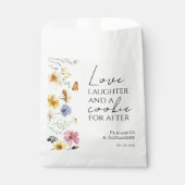 笑いと後のクッキーが大好き | 結婚s フェイバーバッグ (正面)