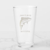 笑いながら楽しむ… -魚釣りビール タンブラーグラス (裏面)