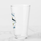 笑いながら楽しむ… -魚釣りビール タンブラーグラス (左)