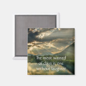 笑いのない無駄な日引用文風景 マグネット (正面/裏面)