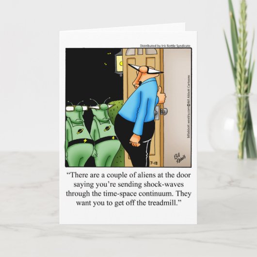 笑いのグリーティングカードのためだけに カード (正面)