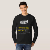 笑いのベースを受け入れる:チューバ – 安く、速く Tシャツ (正面フル)