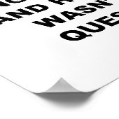 笑いのポスターを聞かなかっおもしろいた ポスター (角)