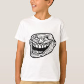 笑いのミームの子供のHanes TAGLESS®のTシャツ Tシャツ (正面)