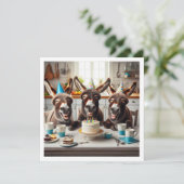 笑いの会にご招待！笑うロバの招待状 招待状 (スタンド正面)