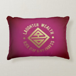 笑いの富の幸福 アクセントクッション
