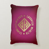 笑いの富の幸福 アクセントクッション (裏面(縦))