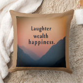 笑いの富の幸福 クッション (ブランケット)