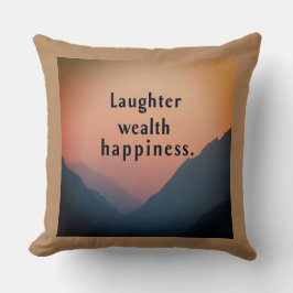 笑いの富の幸福 クッション