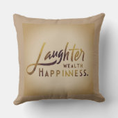 笑いの富の幸福 クッション (裏面)
