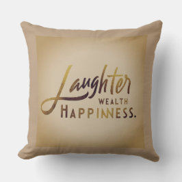笑いの富の幸福 クッション