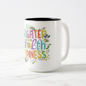 笑いの富の幸福 ツートーンマグカップ (正面右)