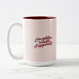 笑いの富の幸福 ツートーンマグカップ