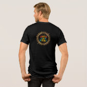 笑いの富の幸福 トライブレンドTシャツ (裏面全面)