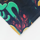 笑いの富の幸福 フリースブランケット (角)